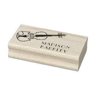 Violin Musician leraar String Orchestra Rubberstempel