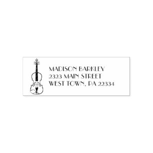 Violin Musician leraar String Orchestra Zelfinktende Stempel