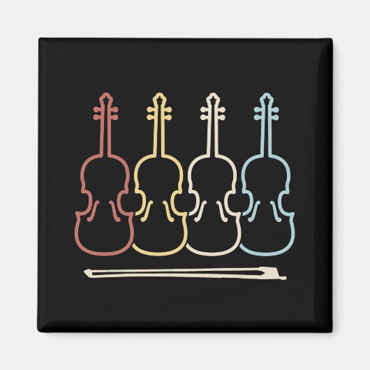 Violin Musician Music Magneet (Voorkant)