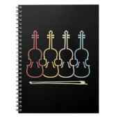 Violin Musician Music Notitieboek (Voorkant)