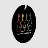 Violin Musician Music Ornament (voorkant)