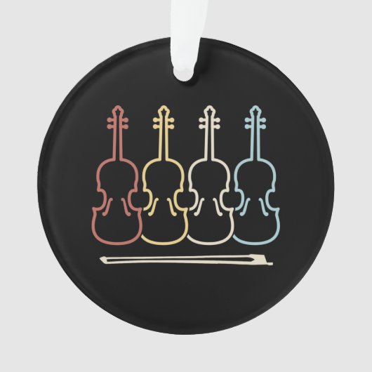 Violin Musician Music Ornament (voorkant)