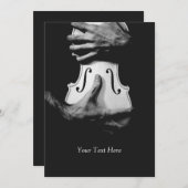 Violin muziek kaart (Voorkant / Achterkant)