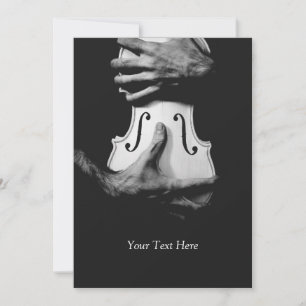 Violin muziek kaart