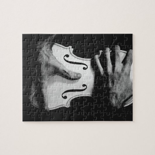 Violin muziek legpuzzel (Horizontaal)