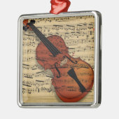 Violin  muziek metalen ornament (Links)