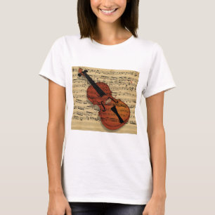 Violin  muziek t-shirt
