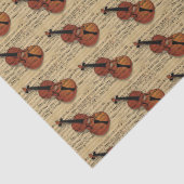 Violin  muziek tissuepapier (Detail)