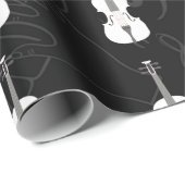 Violin muziekafwerkpapier cadeaupapier (Rol Hoek)