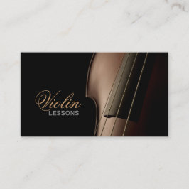 Violin, muzieklessen, Visitekaartje instructeur