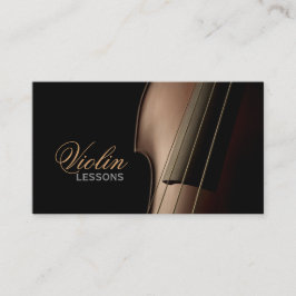 Violin, muzieklessen, Visitekaartje instructeur