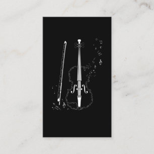 Violin Muzieknoten Instrument Musicianciënciste Vi Visitekaartje