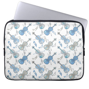 Violin Muzieknoten Laptop Sleeve