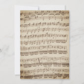  Violin Muzieknoten Musical Retirement Kaart (Achterkant)