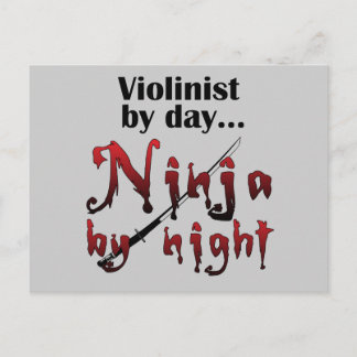Violin Ninja Briefkaart