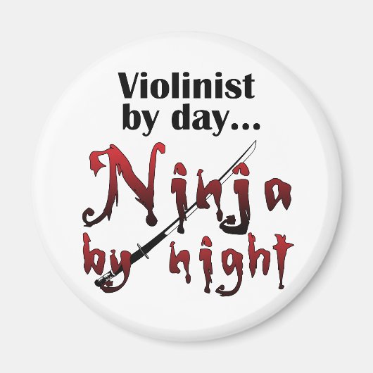 Violin Ninja Magneet (Voorkant)