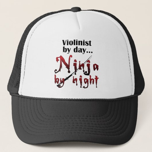 Violin Ninja Trucker Pet (Voorkant)