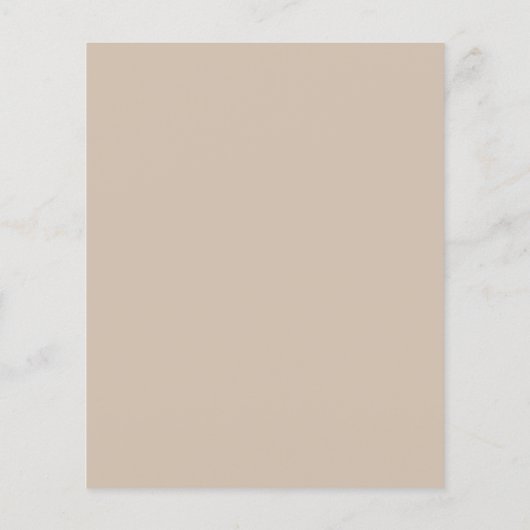 Violin Note Sheet, Musical Instrument Store Flyer (Achterkant)