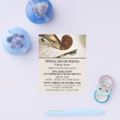 Violin Note Sheet, Musical Instrument Store Flyer (Enkel)