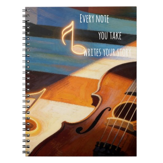 Violin Notebook – Every Note You Take Notitieboek (Voorkant)