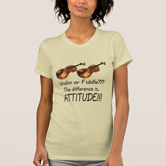 Violin of Fiddle? T-shirt (Voorkant)