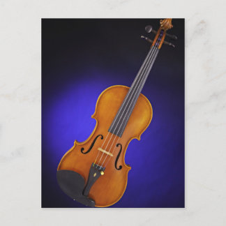 Violin of Viola Blue Briefkaart