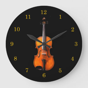 Violin of Viola Clock Grote Klok