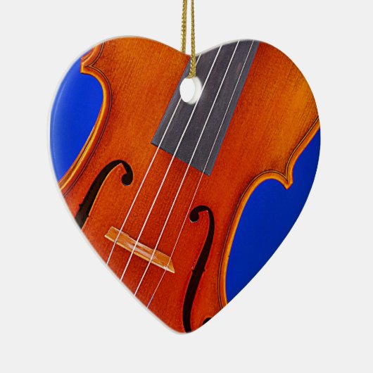 Violin of Viola Ornament Heart (Rechts)