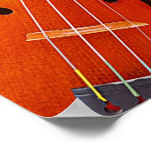 Violin of Viola Poster Blue Background (Hoek)
