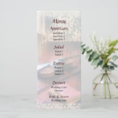 Violin on Credenza Wedding Menu (Staand voorkant)