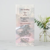 Violin on Credenza Wedding Program Programmakaart (Staand voorkant)