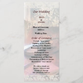 Violin on Credenza Wedding Program Programmakaart (Voorkant)