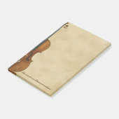 Violin on Parchment Kijk  naam Post-it® Notes (Schuin)