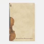 Violin on Parchment Kijk  naam Post-it® Notes (Voorkant)