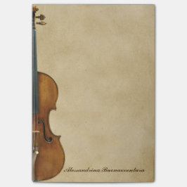 Violin on Parchment Kijk naam Post-it® Notes