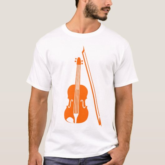 Violin - Oranje T-shirt (Voorkant)