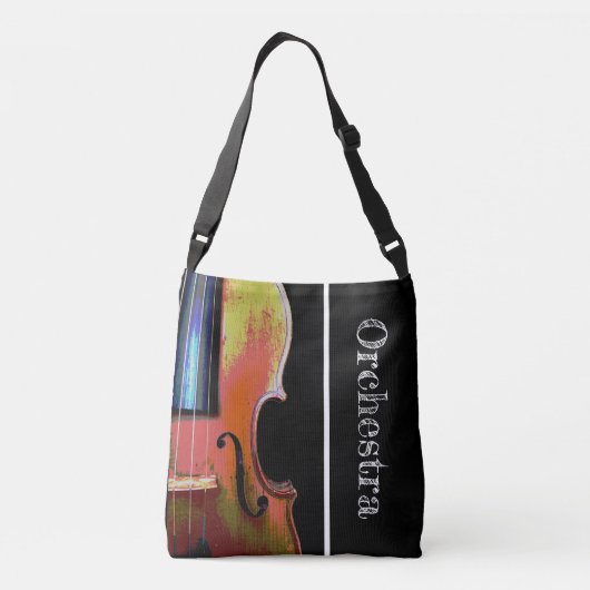Violin Orchestra Crossbody Tas (Achterkant)