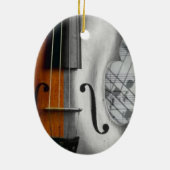 Violin Ornament (Achterkant)