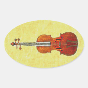 VIOLIN OVALE STICKER