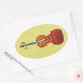 VIOLIN OVALE STICKER (Envelop)