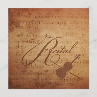 Violin Overweging Antiek — vel Muziek Kaart