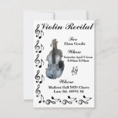Violin Overweging Uitnodiging (Voorkant)