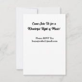 Violin Overweging Uitnodiging (Achterkant)