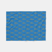 Violin Pattern Fleece Deken (Voorkant (Horizontaal))