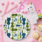 Violin Pattern Papieren Bordje (Feest)