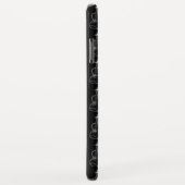 Violin Pattern - Zwart-wit Case-Mate iPhone Case (Achterkant/rechts)