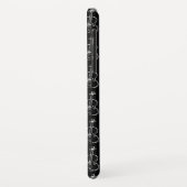 Violin Pattern - Zwart-wit Case-Mate iPhone Case (Achterkant/links)