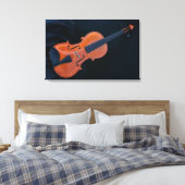 Violin Photo Closeup Canvas Afdruk (Insitu (Slaapkamer))