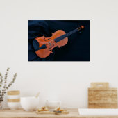Violin Photo Closeup Poster (Keuken)