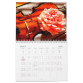 Violin Photo Wall Agenda Kalender (Mar 2026)